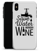 Save Water Drink Wine - iPhone X Clipit Case