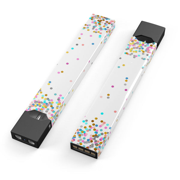 Scattered Colorful Micro Dots All Over - Premium Decal Protective Skin-Wrap Sticker compatible with the Juul Labs vaping device