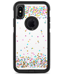 Scattered Colorful Micro Dots All Over - iPhone X OtterBox Case & Skin Kits