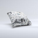 Scattered Diamonds ink-Fuzed Decorative Throw Pillow