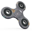 Scattered Easter Basket Over Gray Full-Body Fidget Spinner Skin-Kit