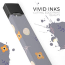 Scattered Easter Basket Over Gray - Premium Decal Protective Skin-Wrap Sticker compatible with the Juul Labs vaping device