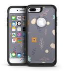 Scattered Easter Basket Over Gray - iPhone 7 or 7 Plus Commuter Case Skin Kit