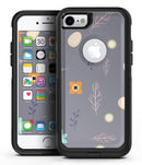 Scattered Easter Basket Over Gray - iPhone 7 or 8 OtterBox Case & Skin Kits