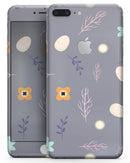 Scattered Easter Basket Over Gray - Skin-kit for the iPhone 8 or 8 Plus
