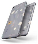 Scattered Easter Basket Over Gray - Skin-kit for the iPhone 8 or 8 Plus
