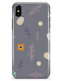 Scattered Easter Basket Over Gray - iPhone X Clipit Case