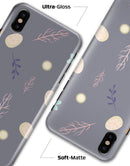 Scattered Easter Basket Over Gray - iPhone X Clipit Case