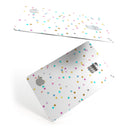 Scattered Falling Multicolor Stars - Premium Protective Decal Skin-Kit for the Apple Credit Card