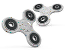 Scattered Falling Multicolor Stars Full-Body Fidget Spinner Skin-Kit