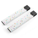 Scattered Falling Multicolor Stars - Premium Decal Protective Skin-Wrap Sticker compatible with the Juul Labs vaping device