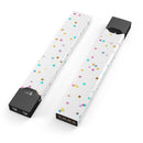 Scattered Falling Multicolor Stars - Premium Decal Protective Skin-Wrap Sticker compatible with the Juul Labs vaping device
