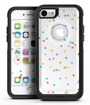 Scattered Falling Multicolor Stars - iPhone 7 or 8 OtterBox Case & Skin Kits