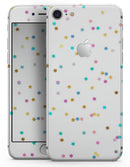 Scattered Falling Multicolor Stars - Skin-kit for the iPhone 8 or 8 Plus