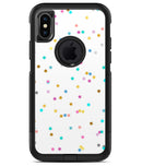 Scattered Falling Multicolor Stars - iPhone X OtterBox Case & Skin Kits