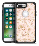 Scattered Gold Strokes Over Pink - iPhone 7 Plus/8 Plus OtterBox Case & Skin Kits