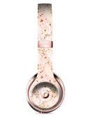 Scattered Gold Strokes Over Pink Full-Body Skin Kit for the Beats by Dre Solo 3 Wireless Headphones