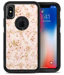 Scattered Gold Strokes Over Pink - iPhone X OtterBox Case & Skin Kits