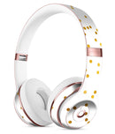Scattered Golden Micro Polka Dots Full-Body Skin Kit for the Beats by Dre Solo 3 Wireless Headphones