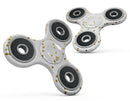 Scattered Golden Micro Polka Dots Full-Body Fidget Spinner Skin-Kit