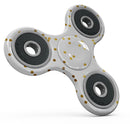 Scattered Golden Micro Polka Dots Full-Body Fidget Spinner Skin-Kit