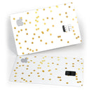 Scattered Golden Micro Stars - Premium Protective Decal Skin-Kit for the Apple Credit Card