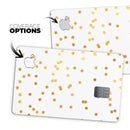 Scattered Golden Micro Stars - Premium Protective Decal Skin-Kit for the Apple Credit Card