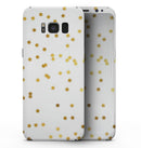 Scattered Golden Micro Stars - Samsung Galaxy S8 Full-Body Skin Kit