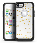 Scattered Golden Micro Stars - iPhone 7 or 7 Plus Commuter Case Skin Kit