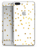 Scattered Golden Micro Stars - Skin-kit for the iPhone 8 or 8 Plus