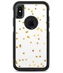 Scattered Golden Micro Stars - iPhone X OtterBox Case & Skin Kits