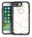 Scattered Golden Micro Triangles - iPhone 7 Plus/8 Plus OtterBox Case & Skin Kits