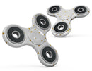 Scattered Golden Micro Triangles Full-Body Fidget Spinner Skin-Kit