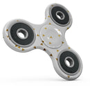 Scattered Golden Micro Triangles Full-Body Fidget Spinner Skin-Kit