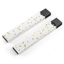 Scattered Golden Micro Triangles - Premium Decal Protective Skin-Wrap Sticker compatible with the Juul Labs vaping device