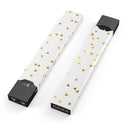 Scattered Golden Micro Triangles - Premium Decal Protective Skin-Wrap Sticker compatible with the Juul Labs vaping device
