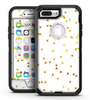 Scattered Golden Micro Triangles - iPhone 7 Plus/8 Plus OtterBox Case & Skin Kits