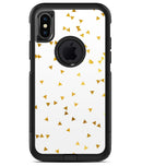 Scattered Golden Micro Triangles - iPhone X OtterBox Case & Skin Kits