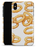 Scattered Golden Onion Rings - iPhone X Clipit Case