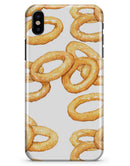 Scattered Golden Onion Rings - iPhone X Clipit Case