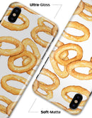 Scattered Golden Onion Rings - iPhone X Clipit Case
