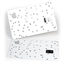 Scattered Grayscale Micro stars - Premium Protective Decal Skin-Kit for the Apple Credit Card