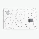 Scattered Grayscale Micro stars - Premium Protective Decal Skin-Kit for the Apple Credit Card