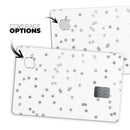Scattered Grayscale Micro stars - Premium Protective Decal Skin-Kit for the Apple Credit Card