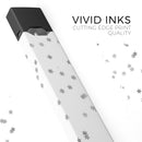 Scattered Grayscale Micro stars - Premium Decal Protective Skin-Wrap Sticker compatible with the Juul Labs vaping device