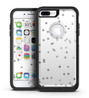 Scattered Grayscale Micro stars - iPhone 7 or 7 Plus Commuter Case Skin Kit