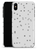 Scattered Grayscale Micro stars - iPhone X Clipit Case