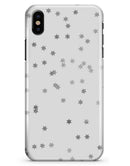 Scattered Grayscale Micro stars - iPhone X Clipit Case