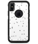 Scattered Grayscale Micro stars - iPhone X OtterBox Case & Skin Kits