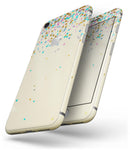 Scattered Multicolor Birthday Dots Over Tan  - Skin-kit for the iPhone 8 or 8 Plus